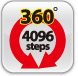 360 degree 4096 Steps